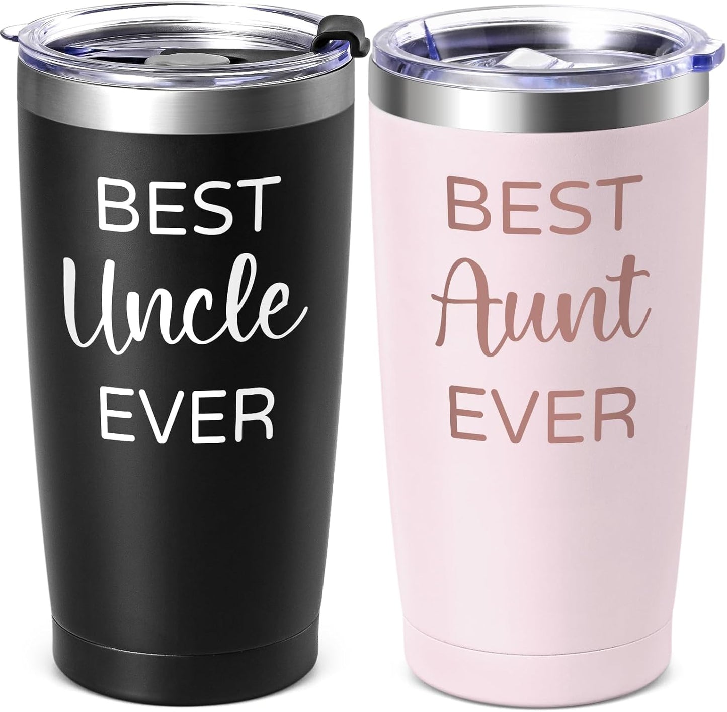 Lifecapido Best Aunt Uncle 20oz Tumblers Set