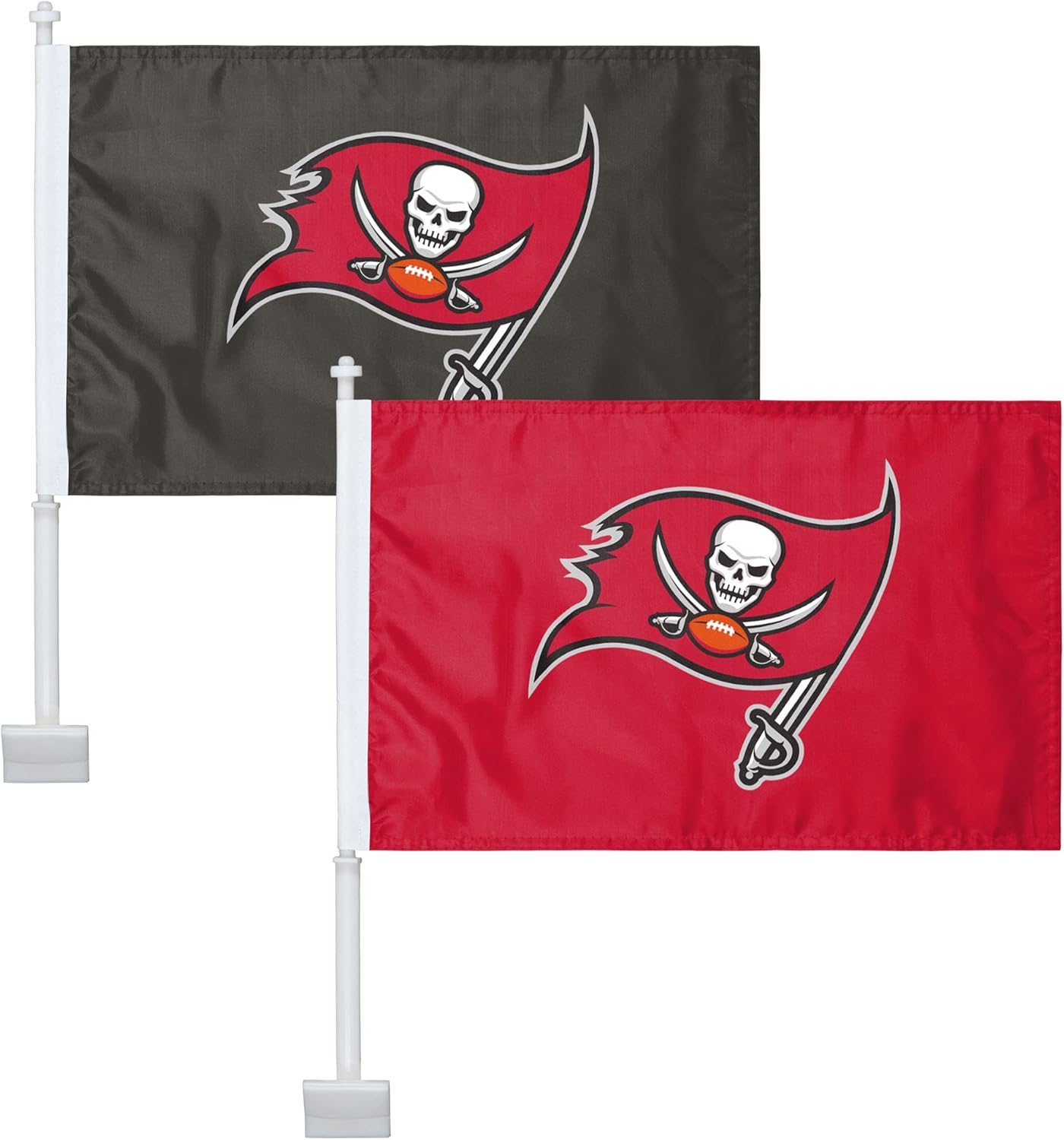 NFL 2 Pack Solid Car Flag - Show Your Team Spirit Everywhere