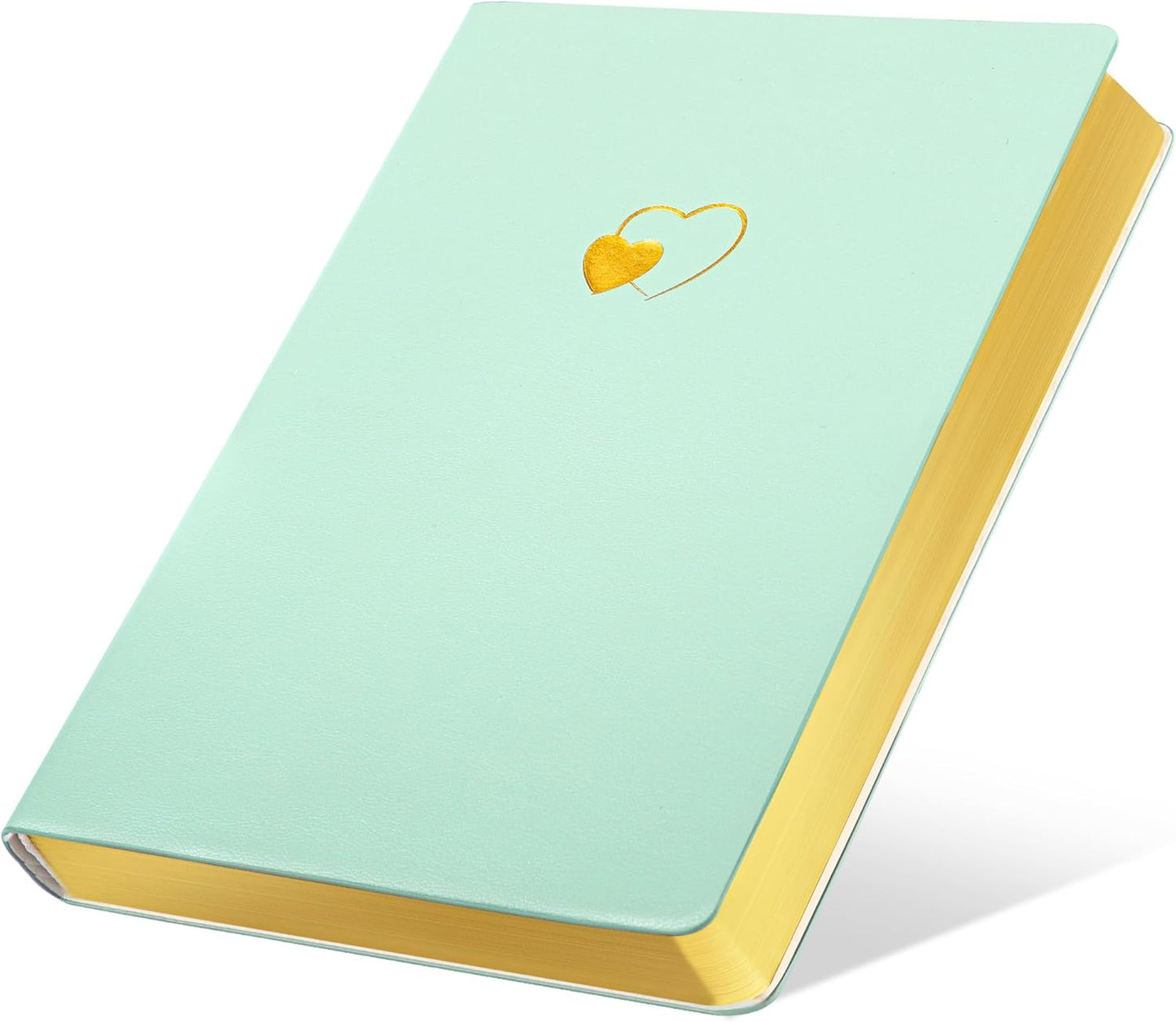 Heart-Shaped Leather Journal for Women - 256 Pages A5