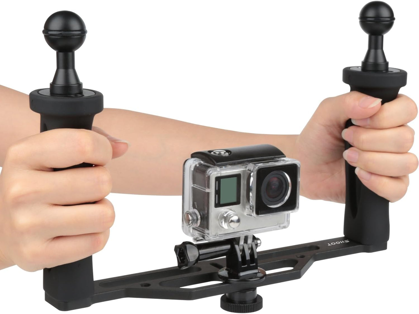 D&F Hand Grip Stabilizer Gimbal for DSLR and Action Cameras