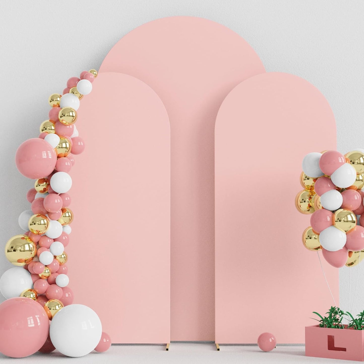 Wokceer Wedding Arch Backdrop Cover Set for Stunning Decor