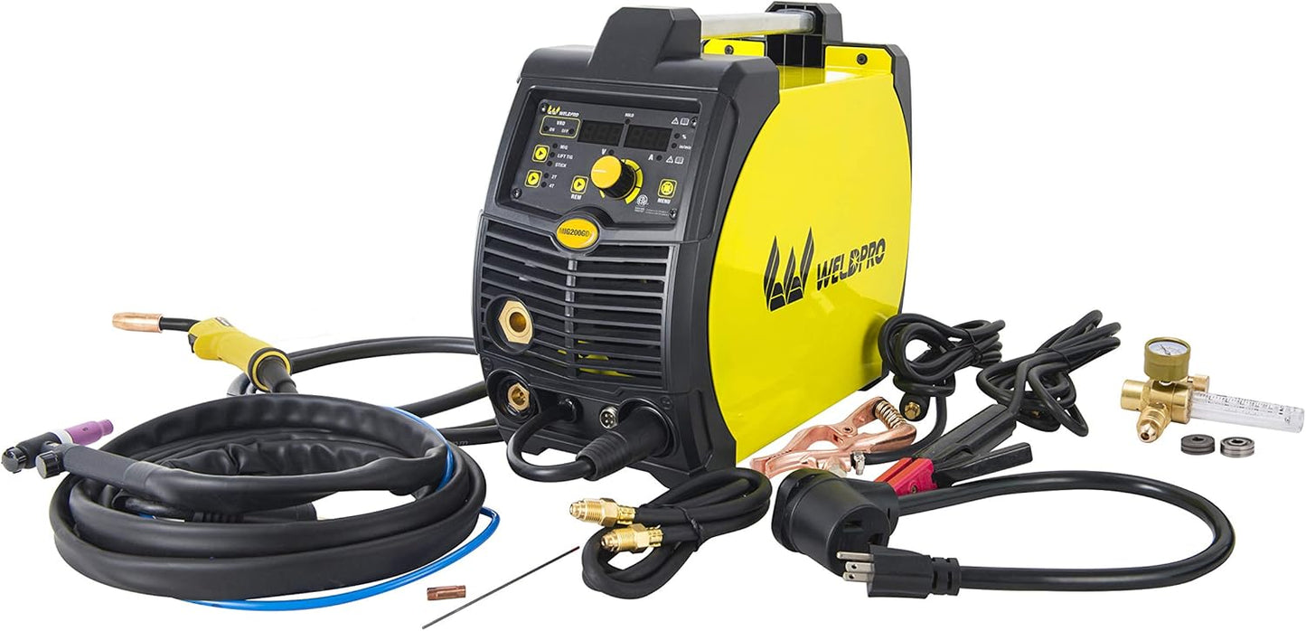 Weldpro 200 Amp Inverter Multi Process Welder for All Needs