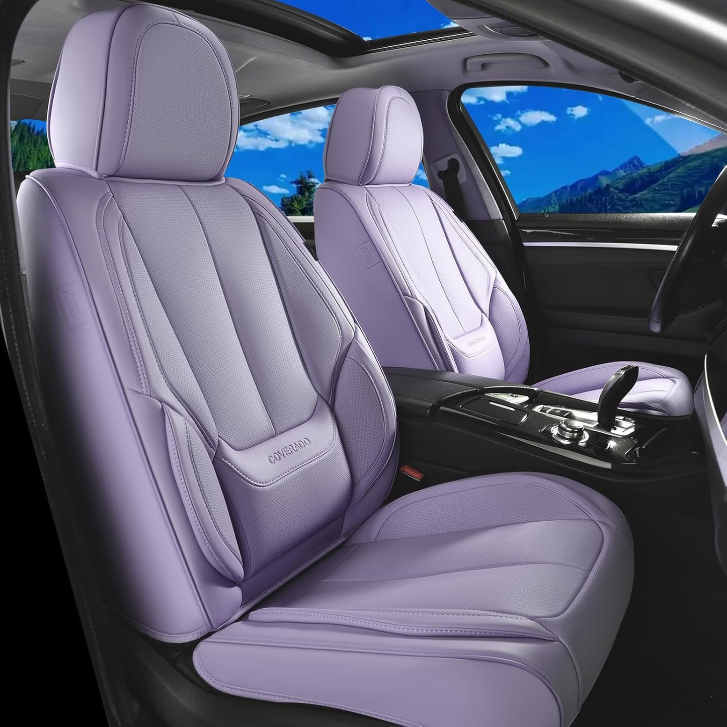 Coverado Car Seat Covers - Luxury Nappa Leather Protection