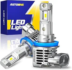 AUTOONE H11 LED Bulbs - 600% Brighter 22000 Lumens H8 H9 H11