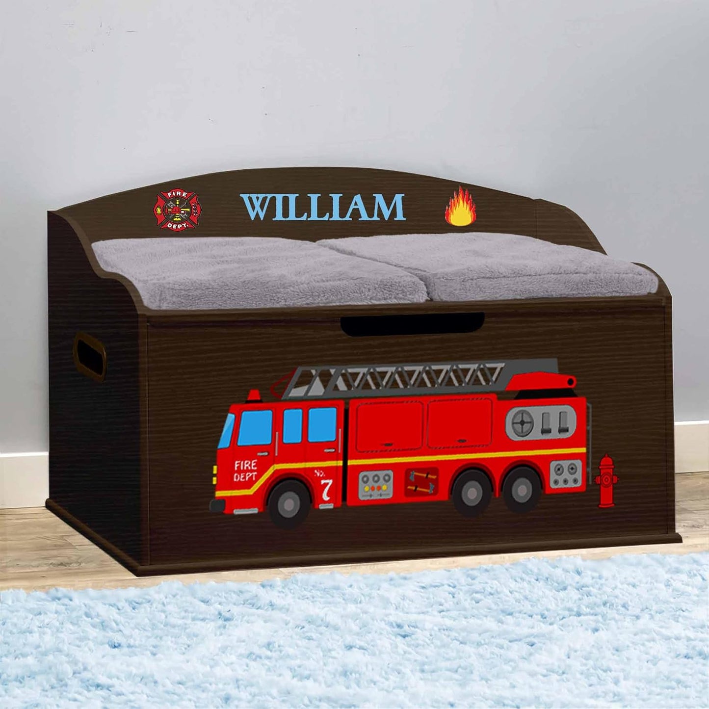 DIBSIES Personalized Creative Wonders Toy Box for Kids Storage