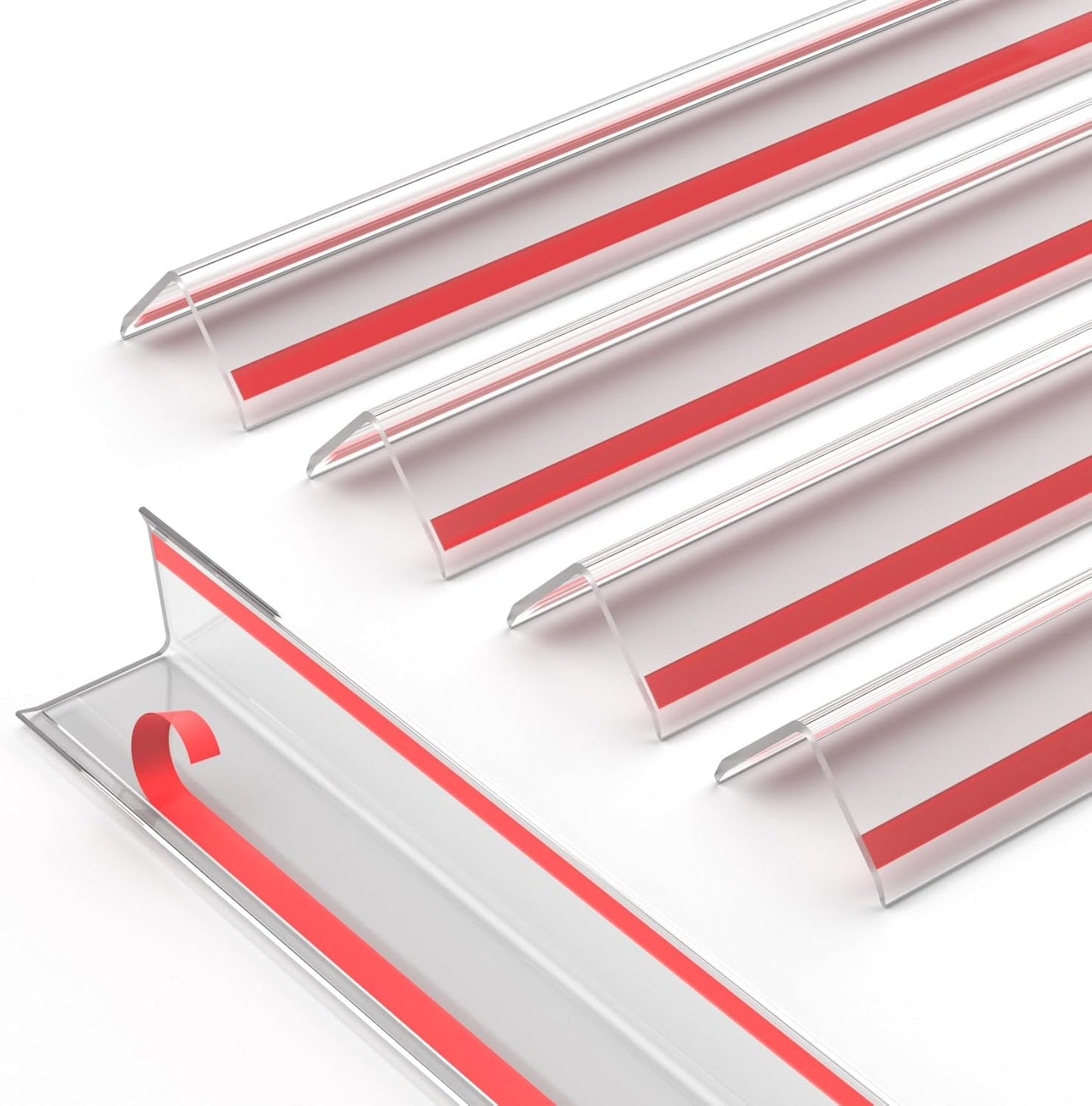 Clear Wall Corner Protector - 5pcs Self-Adhesive Edge Guards