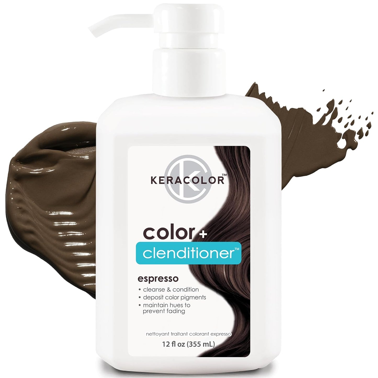 KERACOLOR Espresso 3-in-1 Color Depositing Conditioner