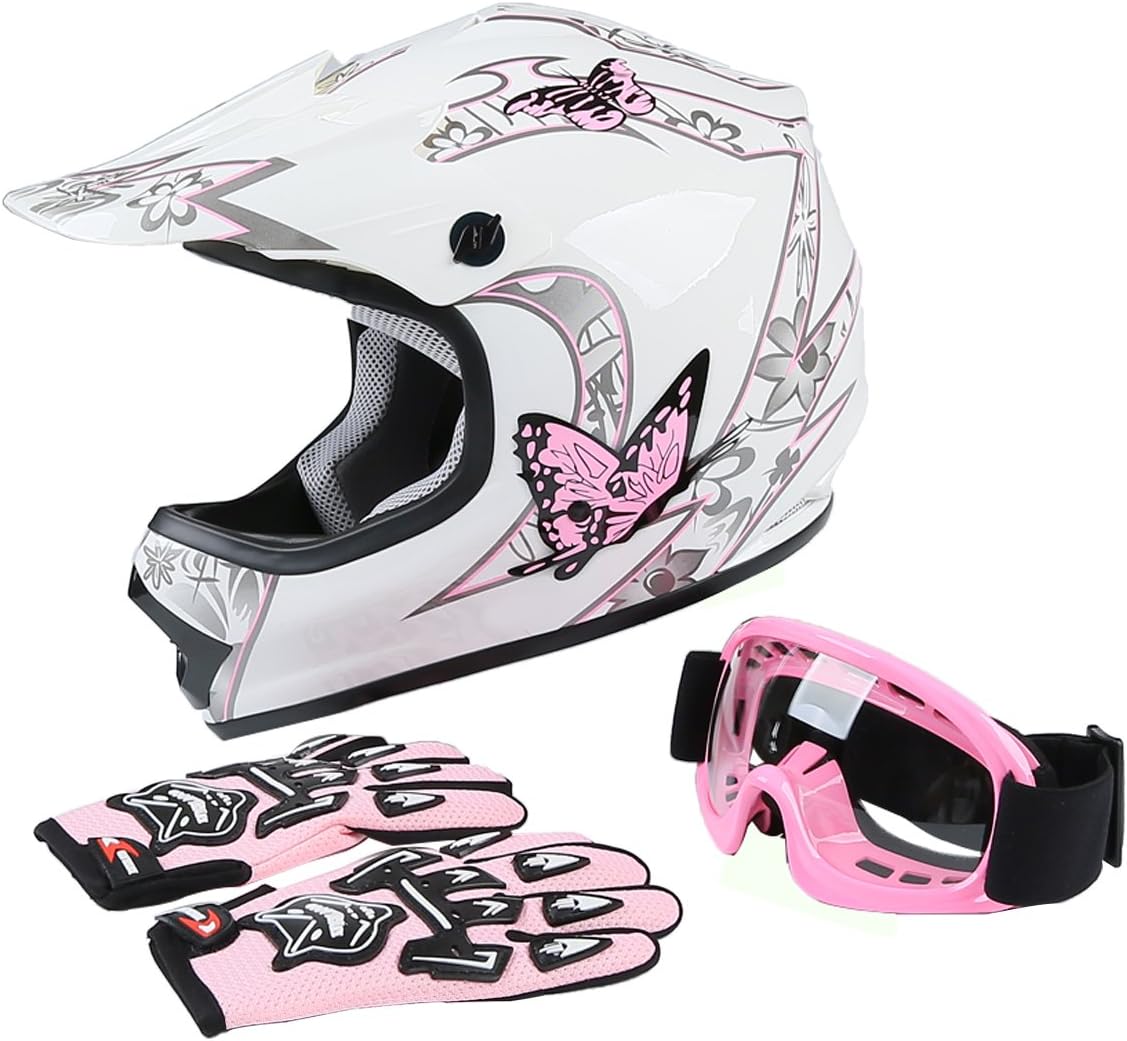 Kids Motocross Helmet Set - Safety & Style Combo!