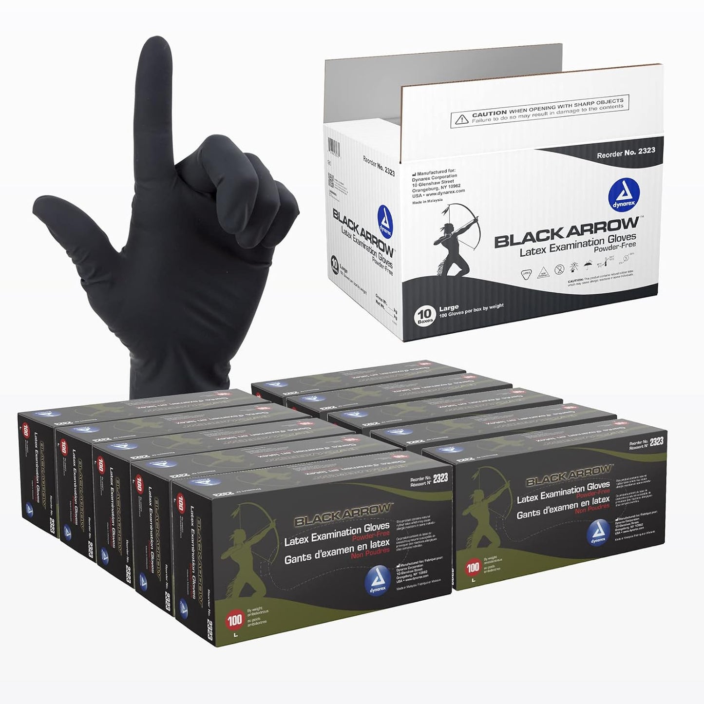 Powder-Free Latex Exam Gloves for Healthcare & More