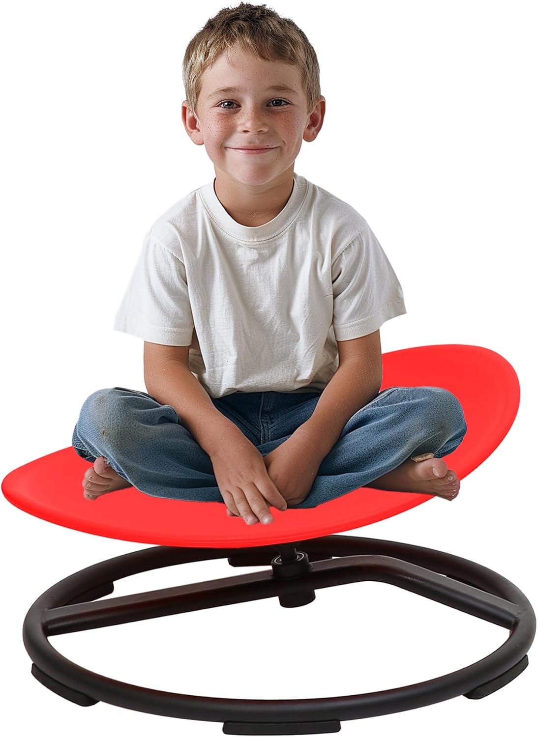 Red Sensory Spinning Chair - Balance & Coordination Aid