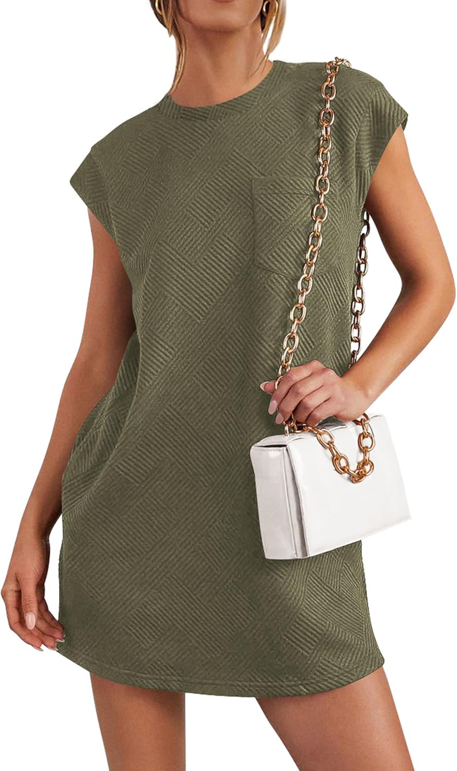 PRETTYGARDEN Women's Summer Short T Shirt Dress for Casual Style