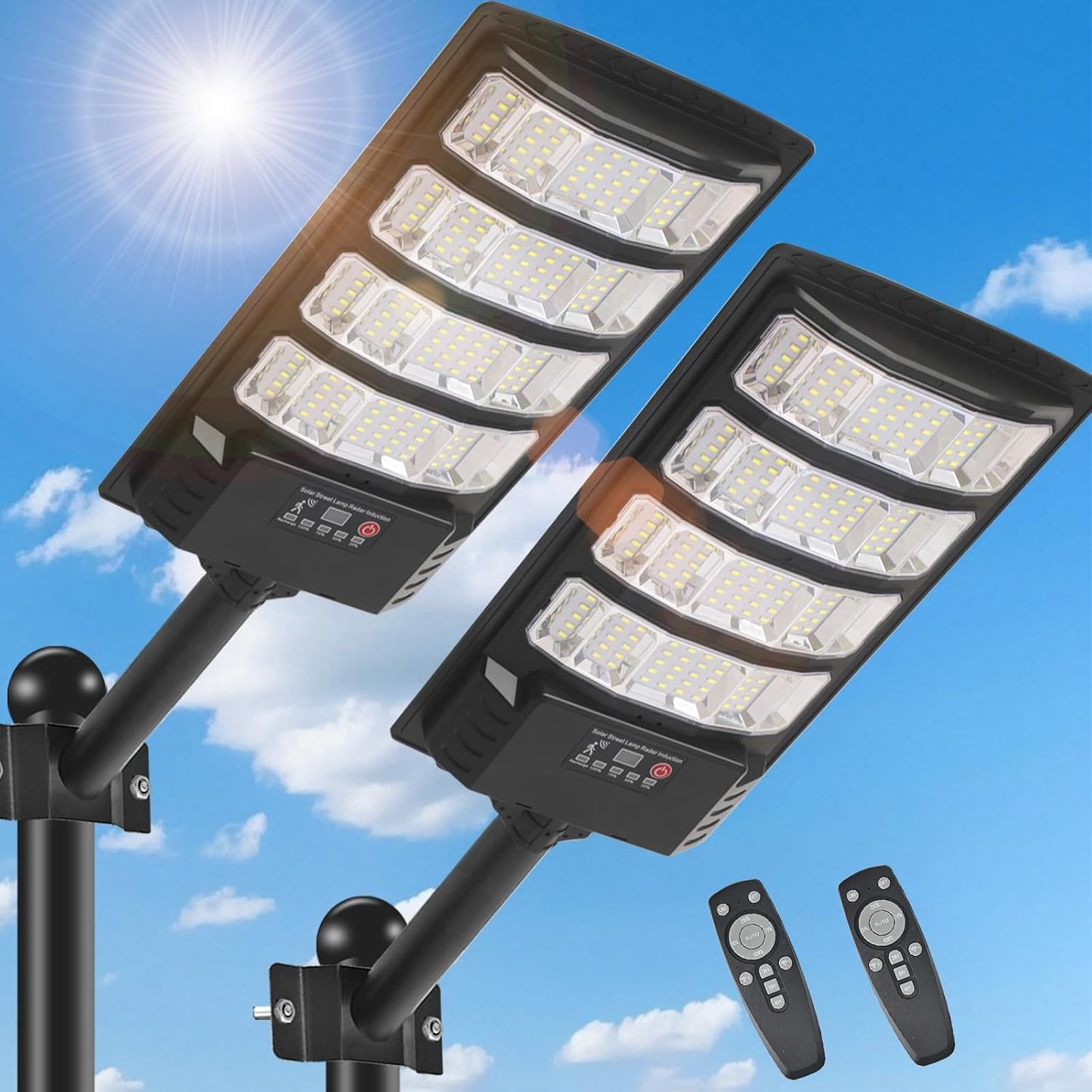 Solar Street Light Outdoor 30000LM Waterproof Motion Sensor