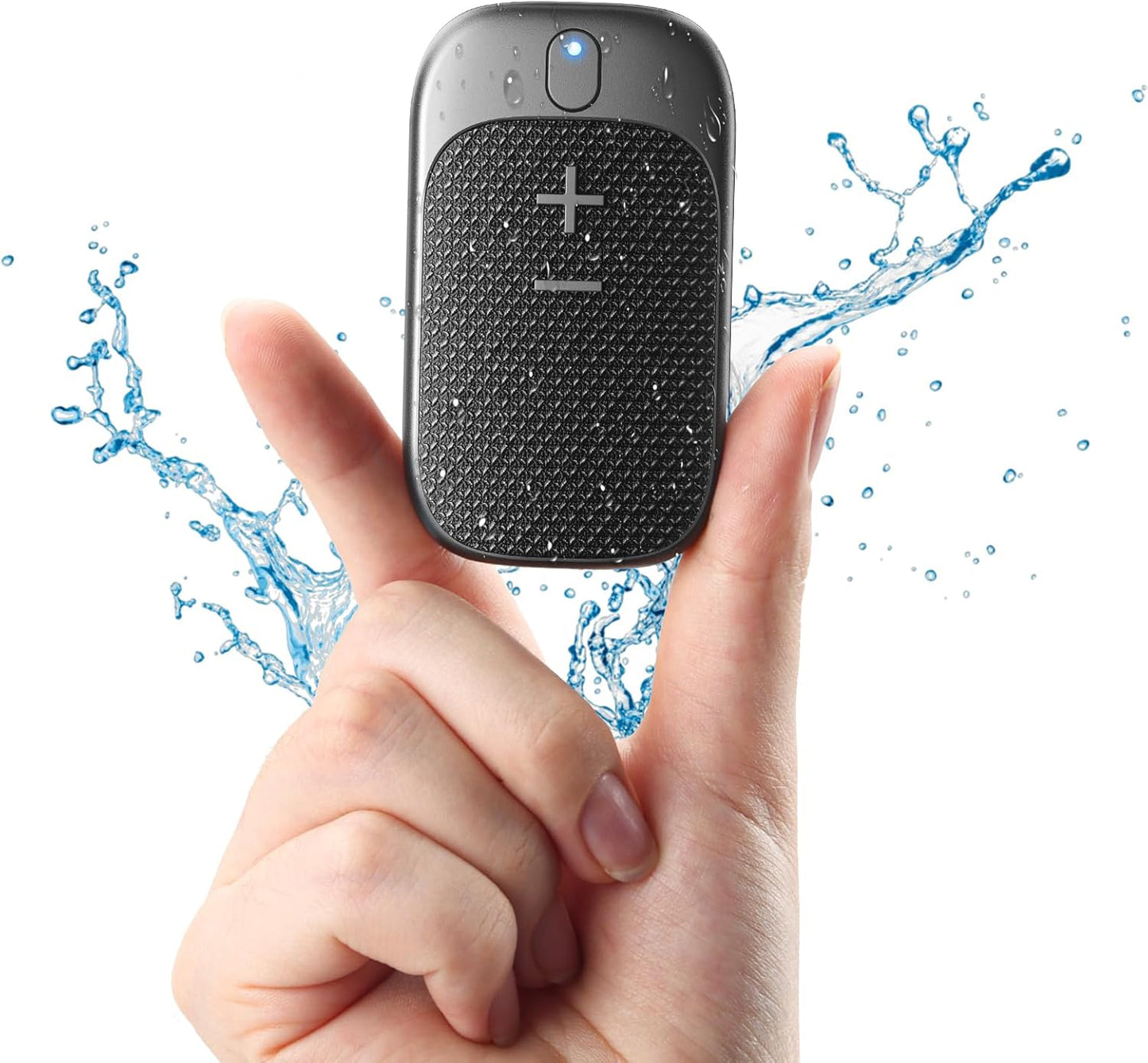 Wireless Clip-On Speaker, 18-Hour Battery, Waterproof
