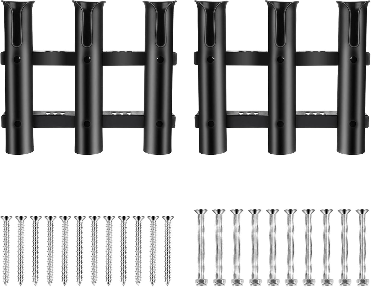 Lemecima 3-Rod Wall Mount Holder: Organize Your Fishing Gear!