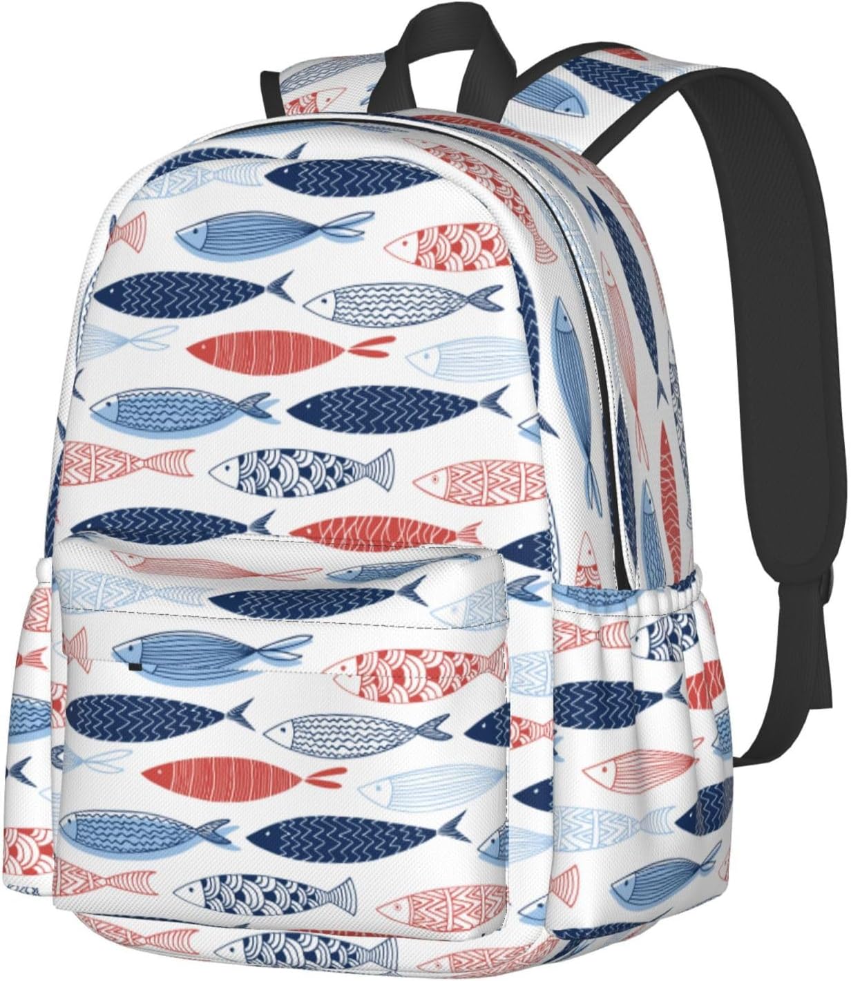 Lightweight Ocean Fish Backpack for Travel & School