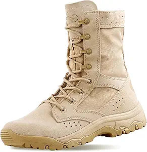 HANAGAL Men's Military Boots Lightweight Tactical Combat Footwear