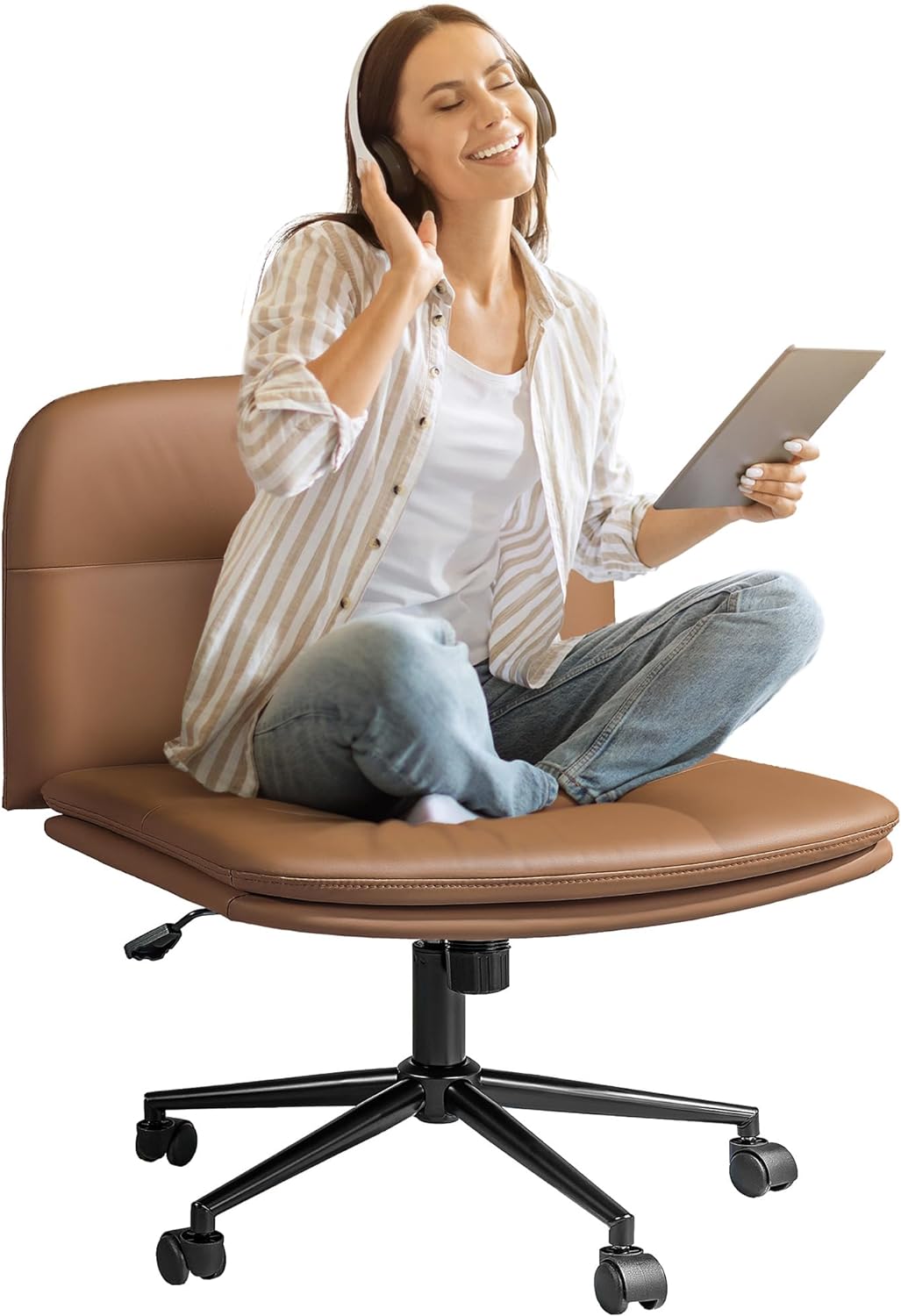 Comfortable Swivel Vanity Chair by FLEXISPOT