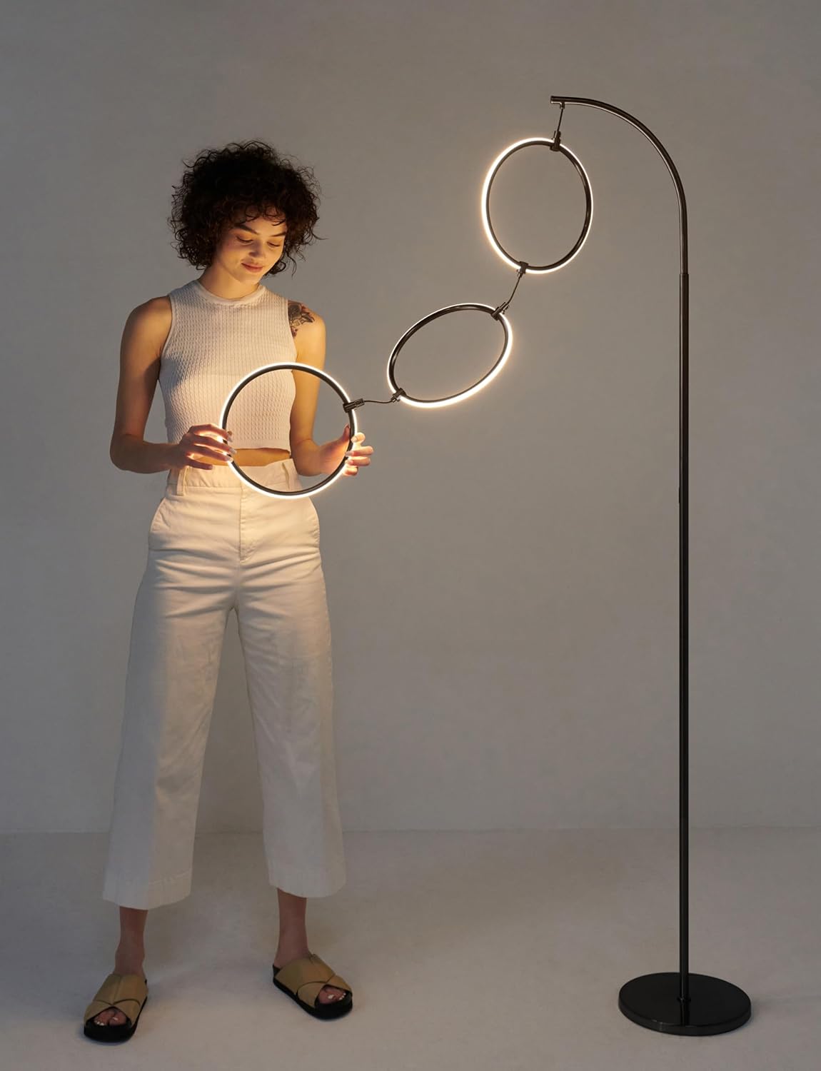 Brightech Nova Modern Floor Lamp for Stylish Living Rooms