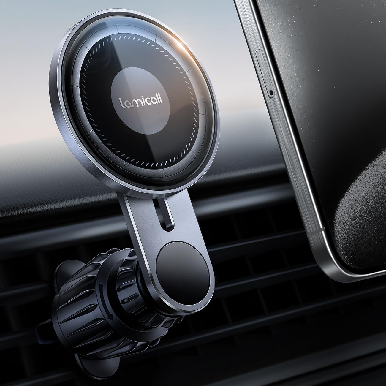 Lamicall MagSafe Car Mount - Enhanced Grip