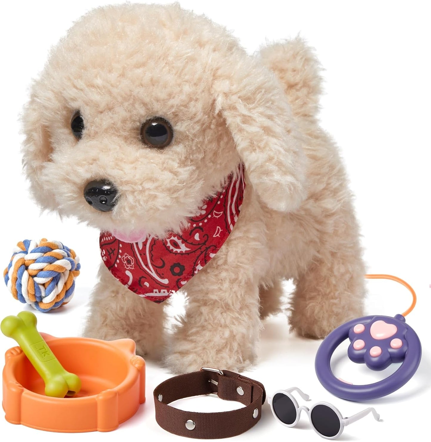 Interactive Remote Control Plush Dog Toy by TUMAMA