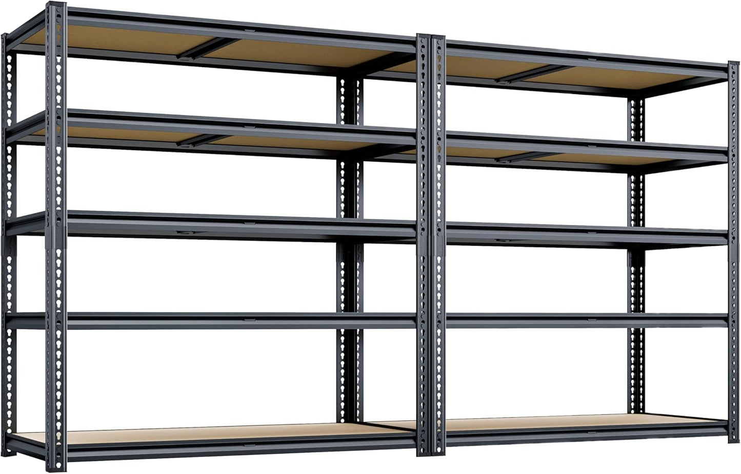 72H Heavy Duty Garage Shelving Unit for Storage and Organization