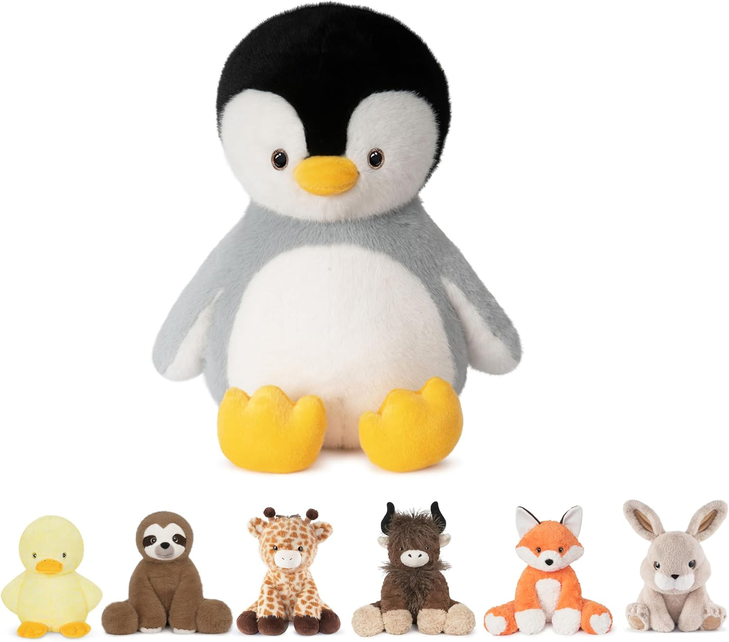 Niuniu Daddy 14in Penguin Weighted Stuffed Animal for All Ages