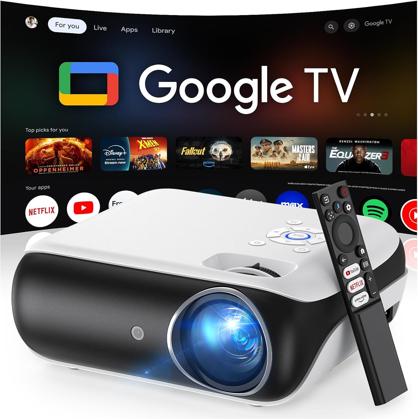 Ultimate Smart 4K Projector with Dolby Sound