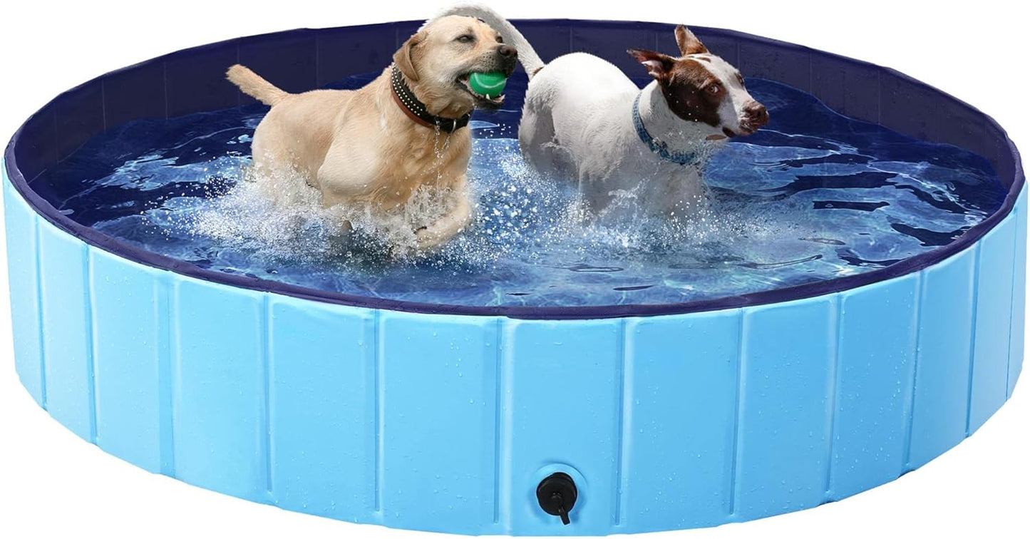 Yaheetech Foldable Dog Pool for Small to Large Dogs, 55 x 12 in