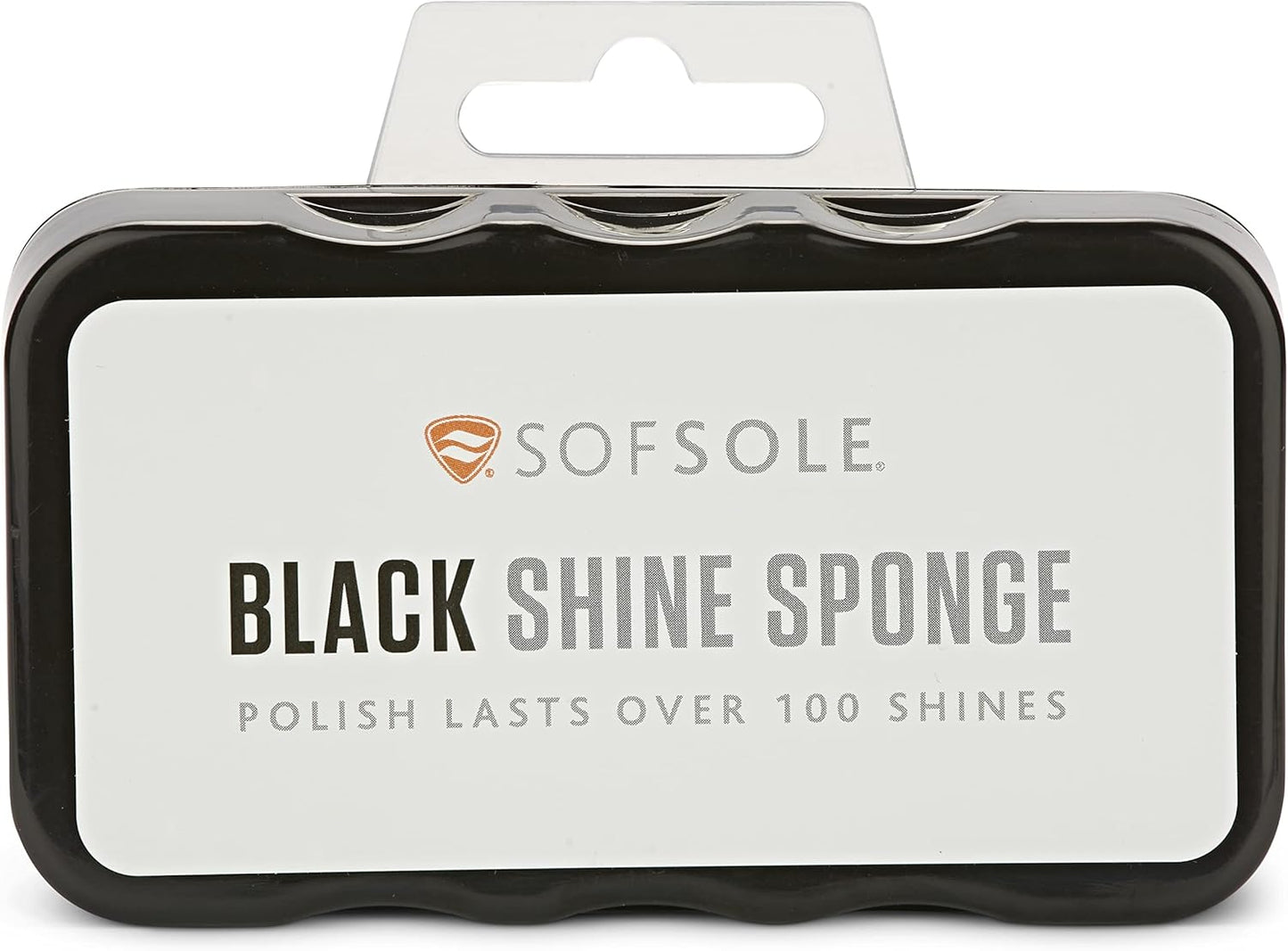 Sof Sole Black Shine Sponge - Instant Shine Anywhere!