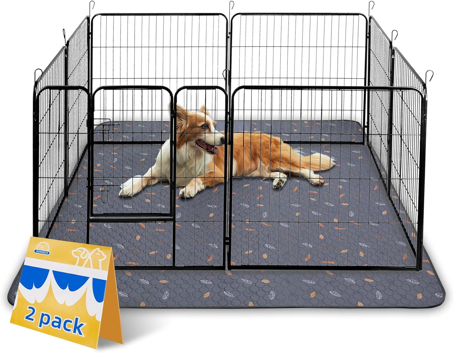 Sunheir Washable Pee Pads for Dogs - Extra Large 48in x 60in