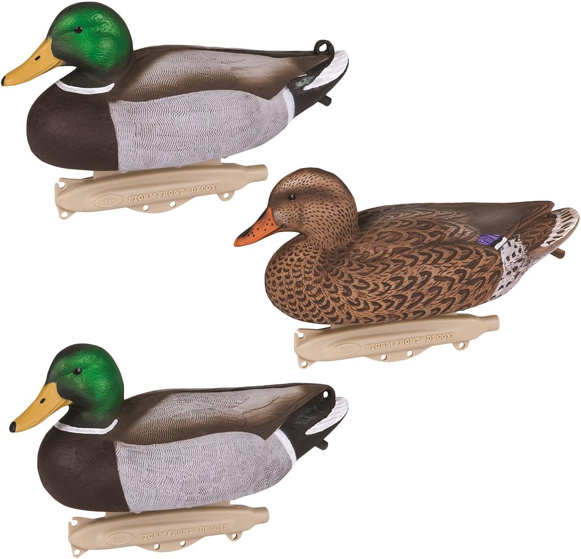 Flambeau Outdoors 8036SUV Storm Front 2 Mallard Decoys 6-Pack