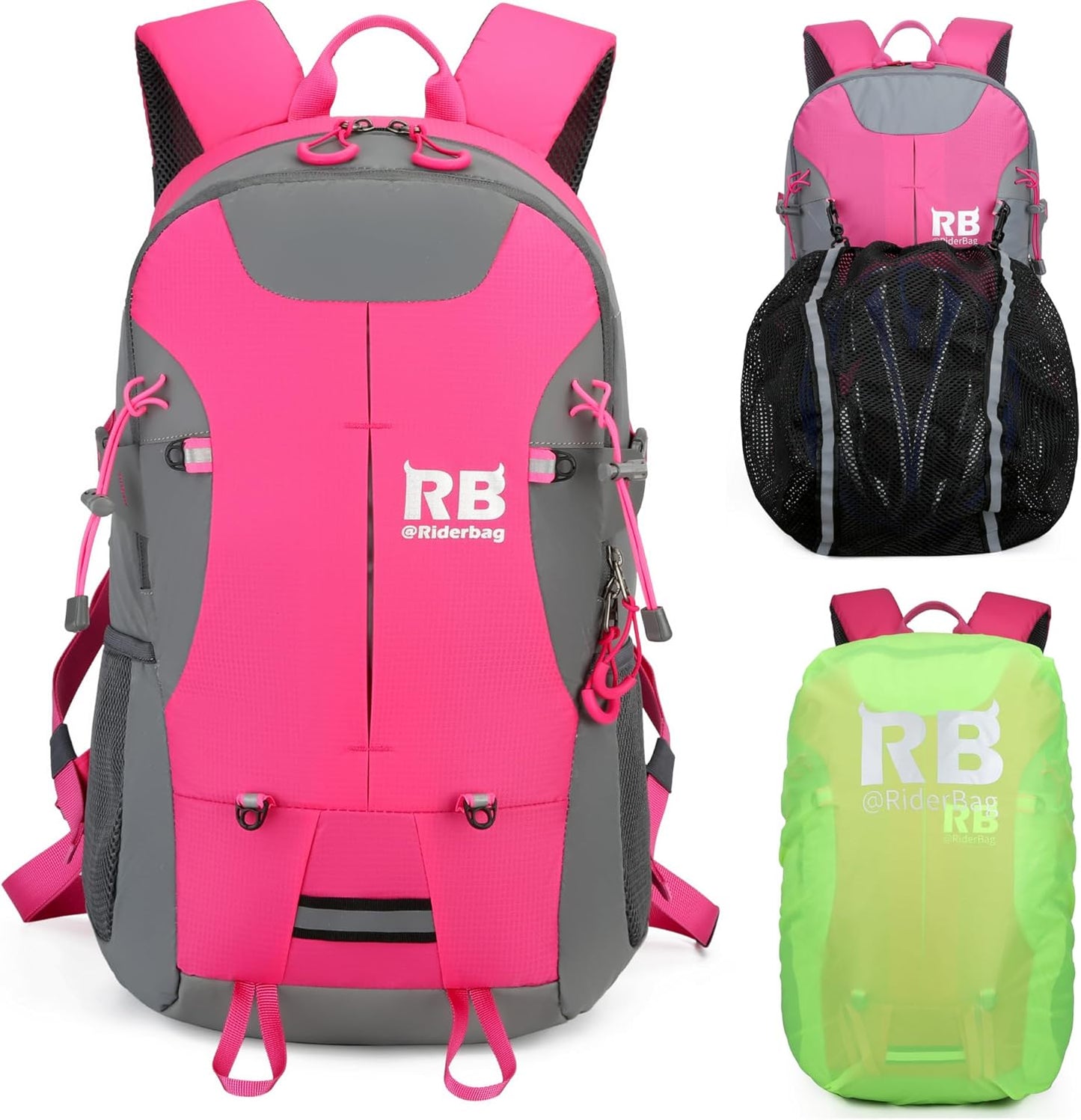 Reflective Motorcycle Backpack for Safe Riding and Commuting