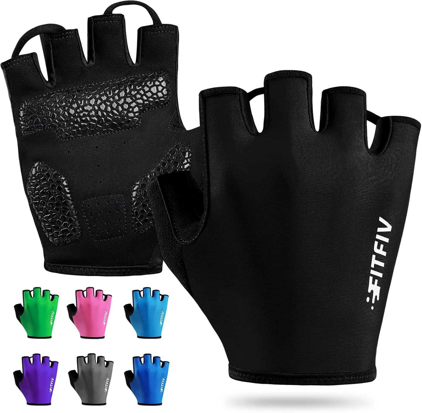 FITFIV Half Finger Cycling Gloves - Outdoor Sports Essential