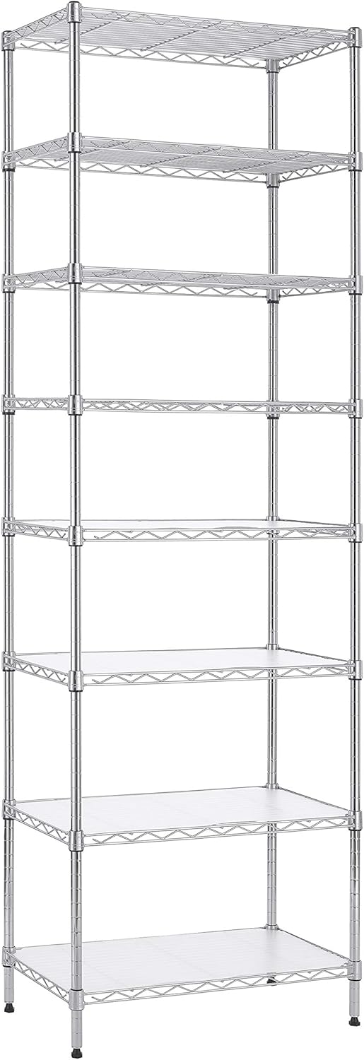Finnhomy 8-Tier Wire Shelving Unit for Versatile Storage Needs
