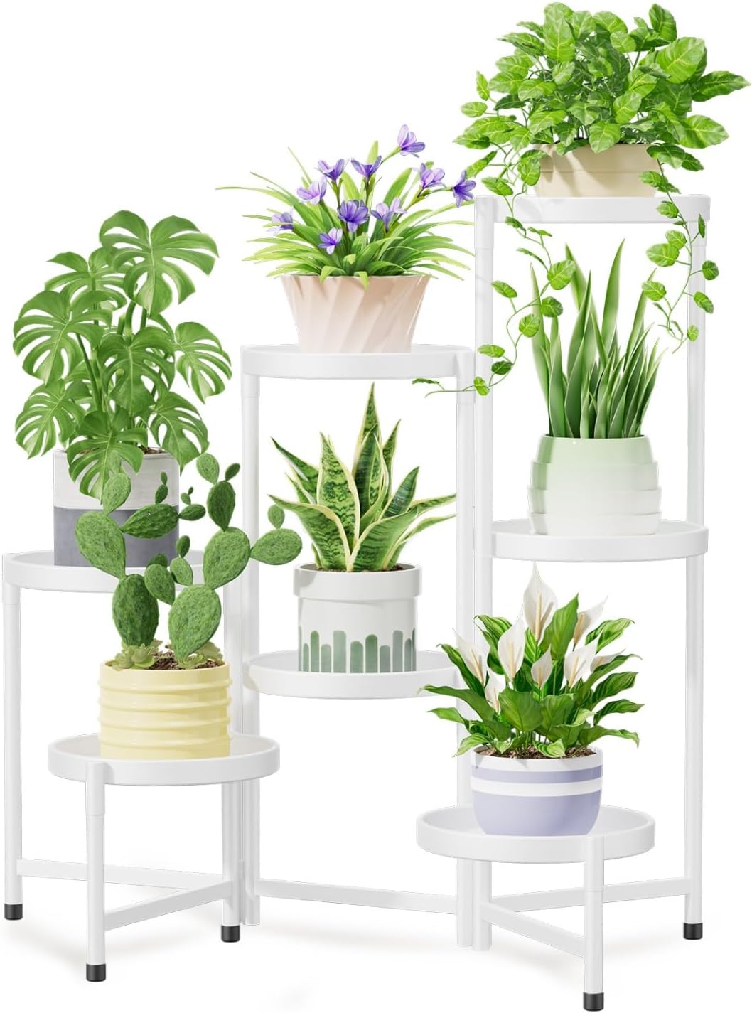 7 Tier Large Plant Stand Indoor for Multiple Plants Display