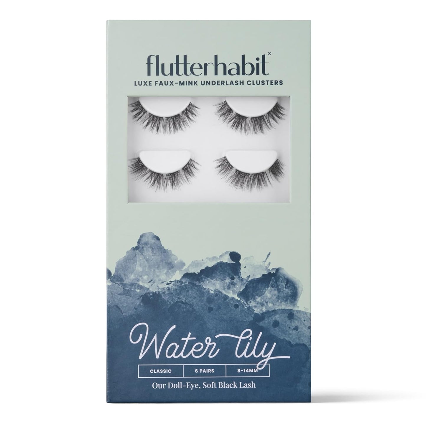 FlutterHabit Water Lily Lash Clusters for Effortless Beauty