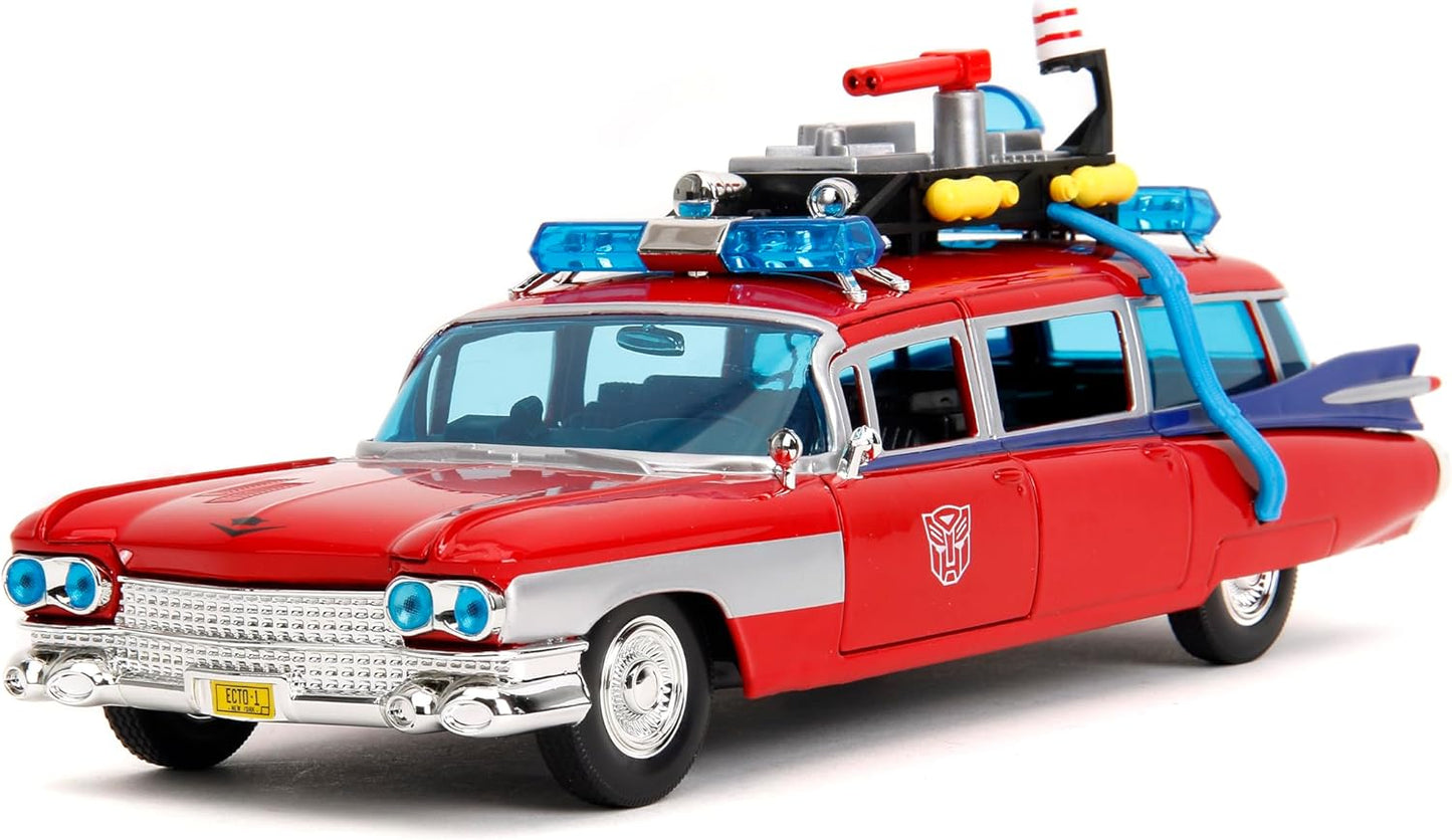 Transforming Ghostbusters Ecto-1 Car