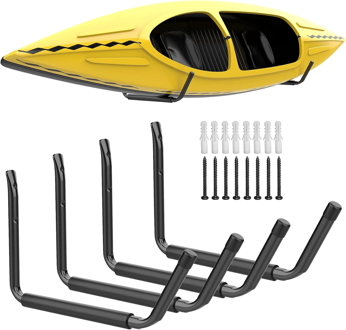 WALMANN Lightweight Kayak Rack: Organize Garage with Ease