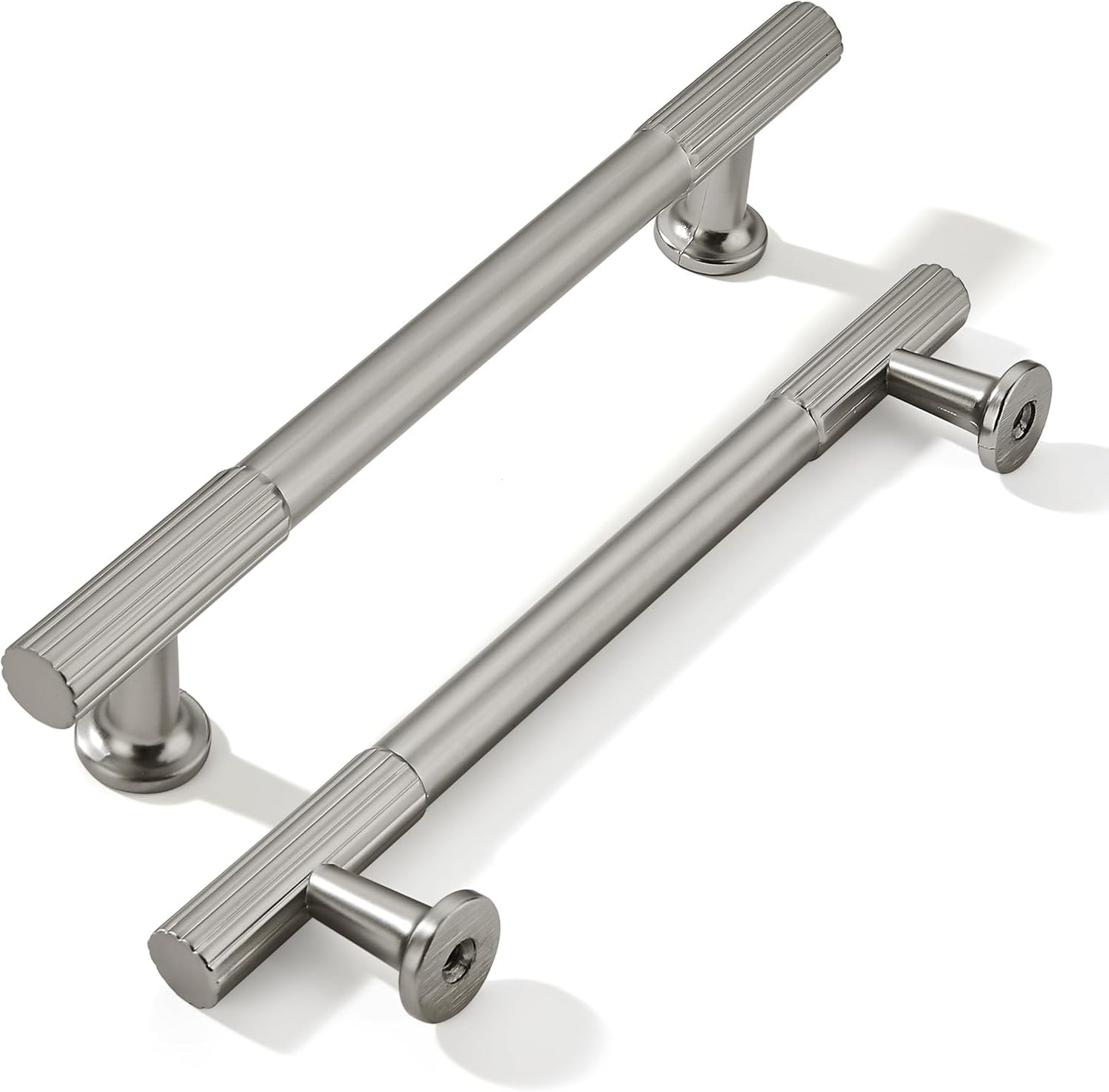 Brushed Satin Nickel Cabinet Pulls for Kitchen and Dresser Use