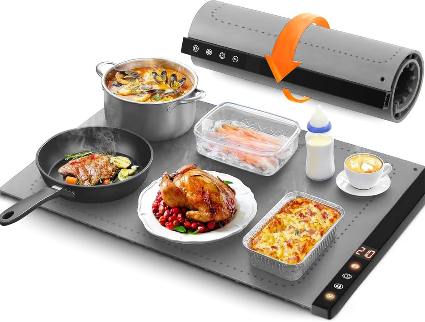 Electric Warming Mat for Food - Perfect for Parties and Home Use