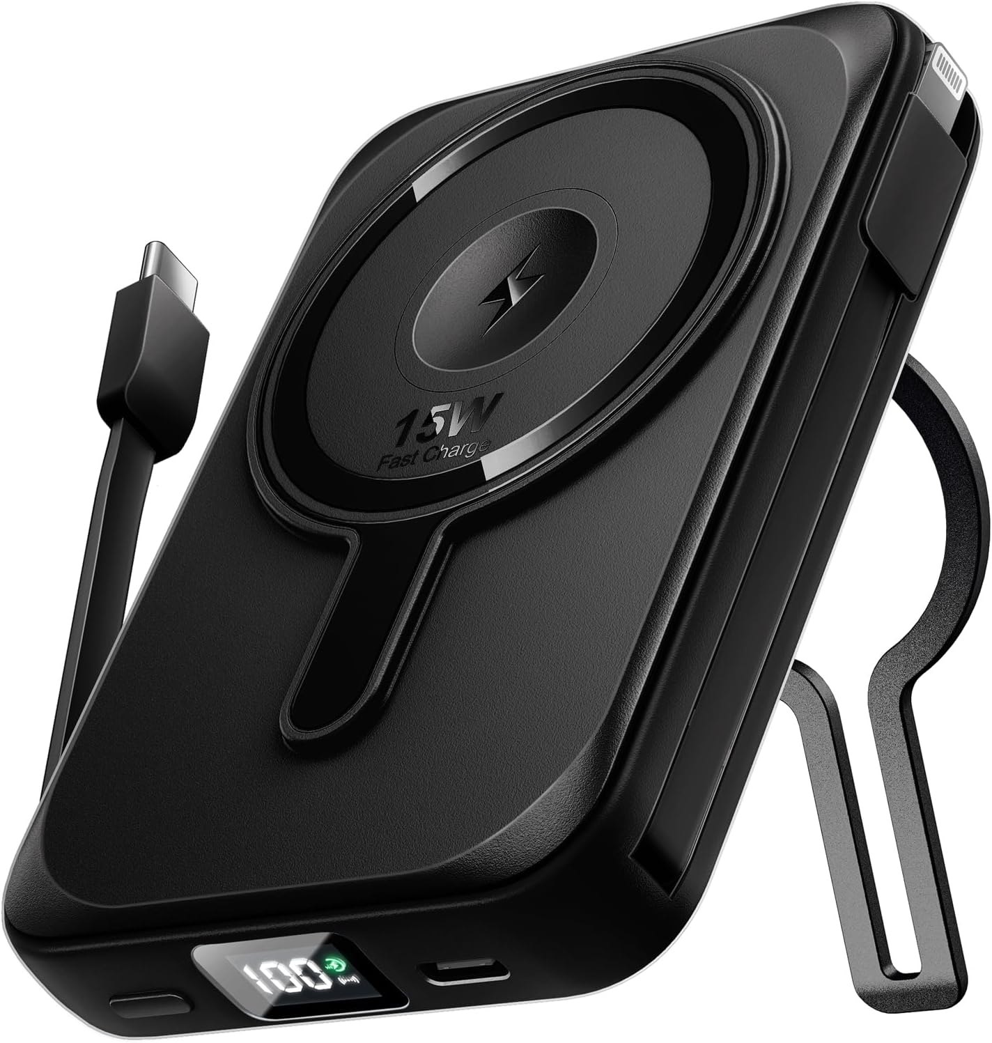 Fast-Charging Wireless Power Bank - 10,000mAh