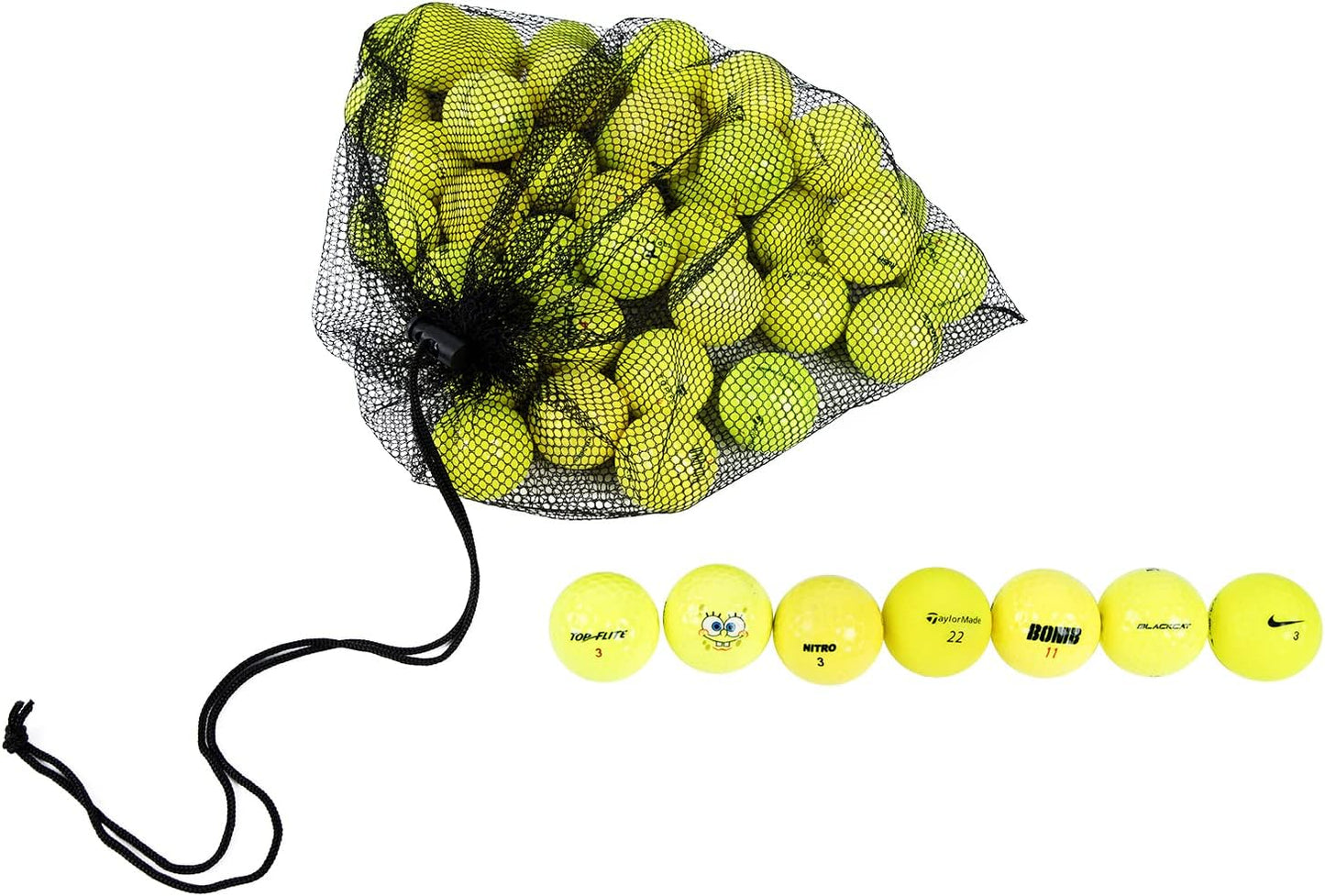 Neon Recycled Golf Balls - Clean & Cheap!