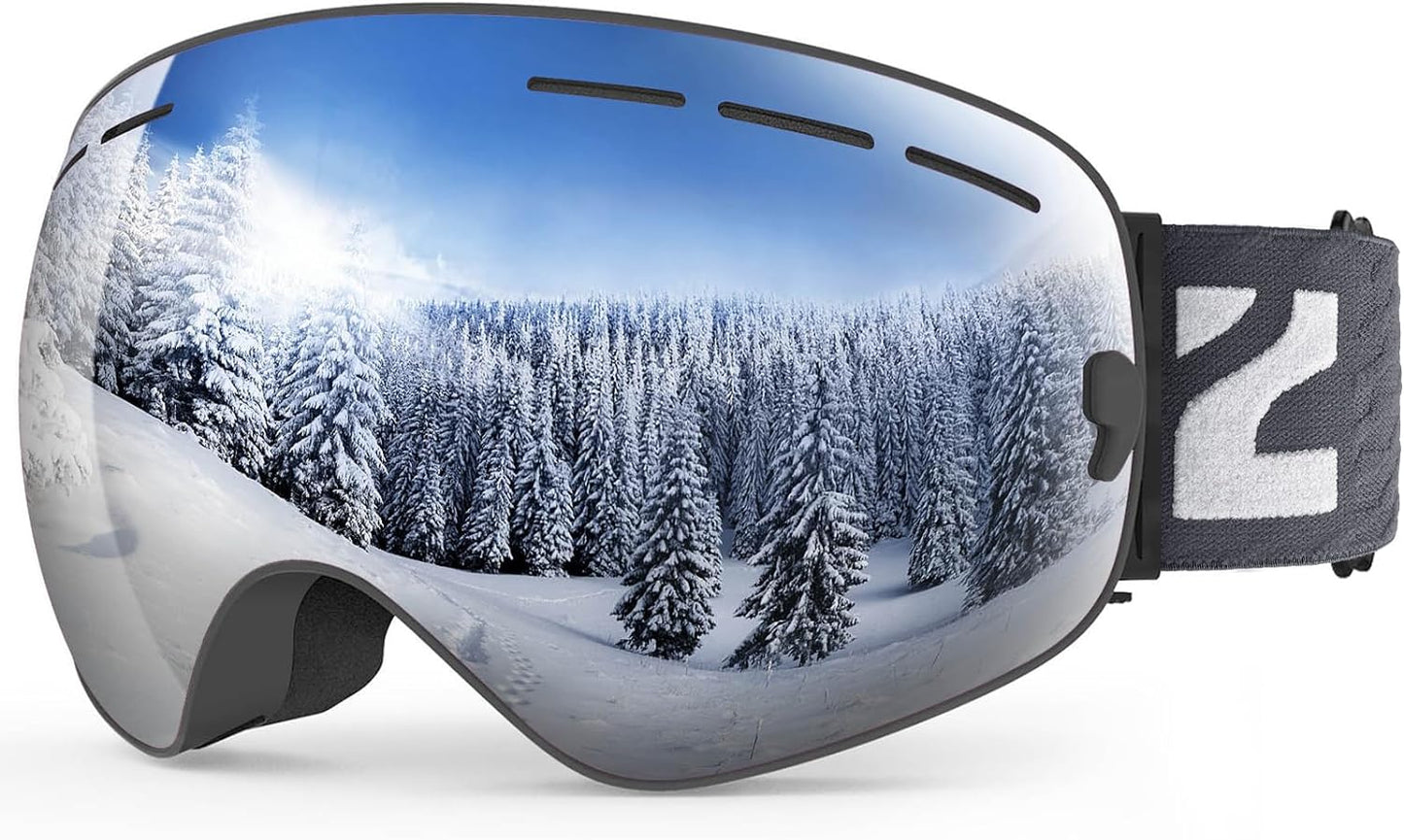 ZIONOR X Ski Goggles - Clear Vision for All
