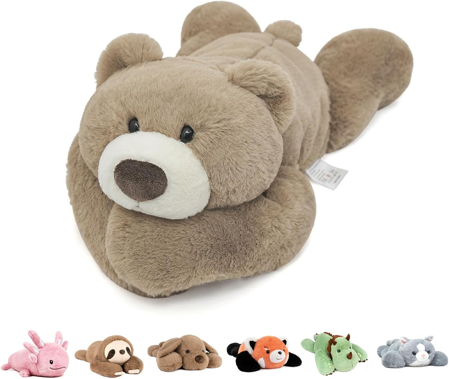 Niuniu Daddy 20in Weighted Bear Stuffed Animal for All Ages
