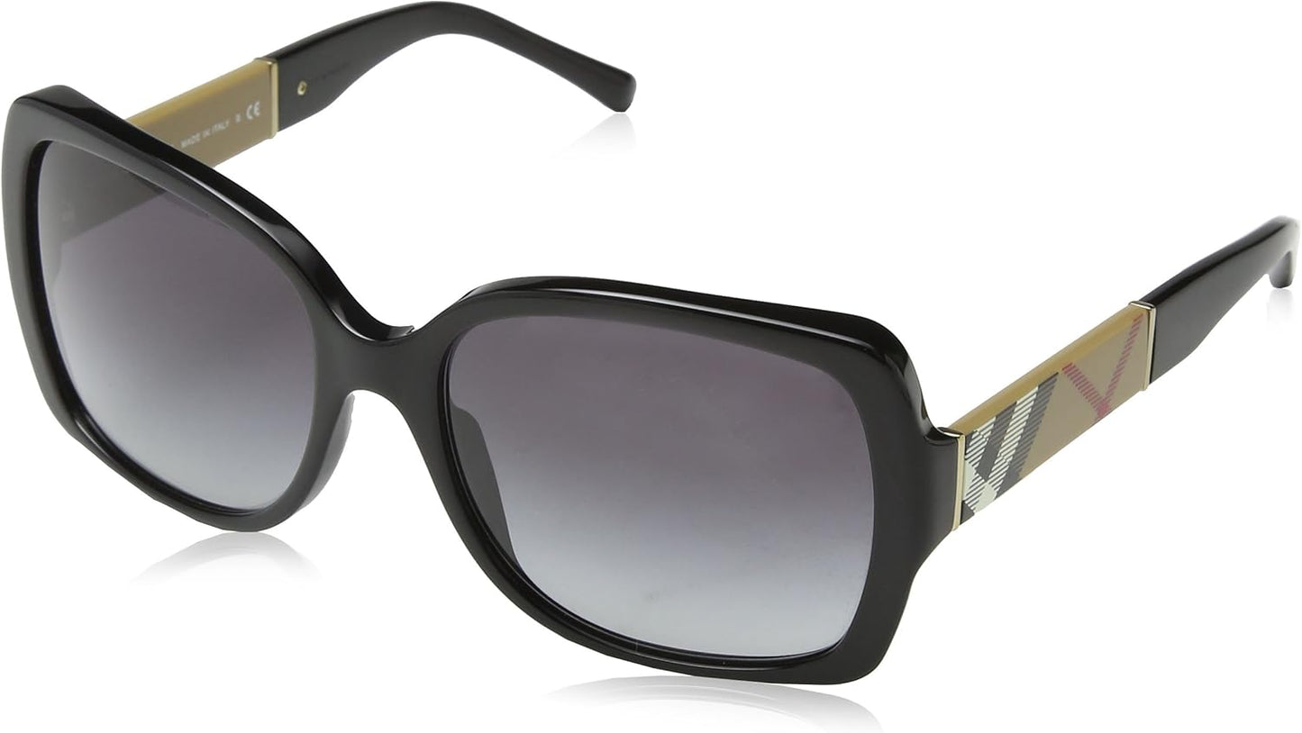 BURBERRY Women's Sun Sunglasses with Grey Gradient Lenses