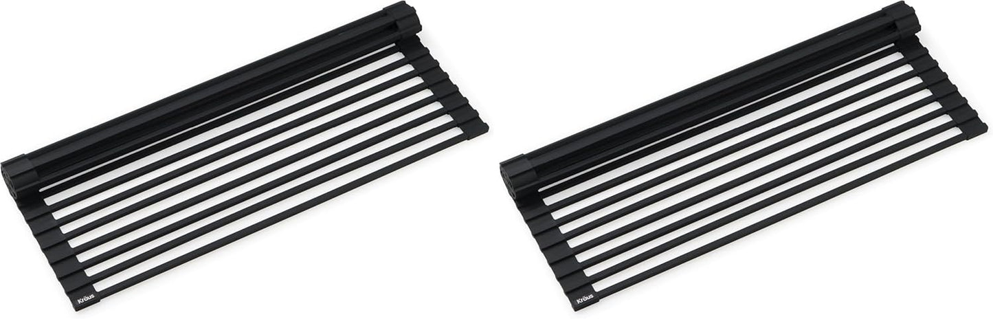 Kraus Multipurpose Workstation Sink Roll-Up Drying Rack Set
