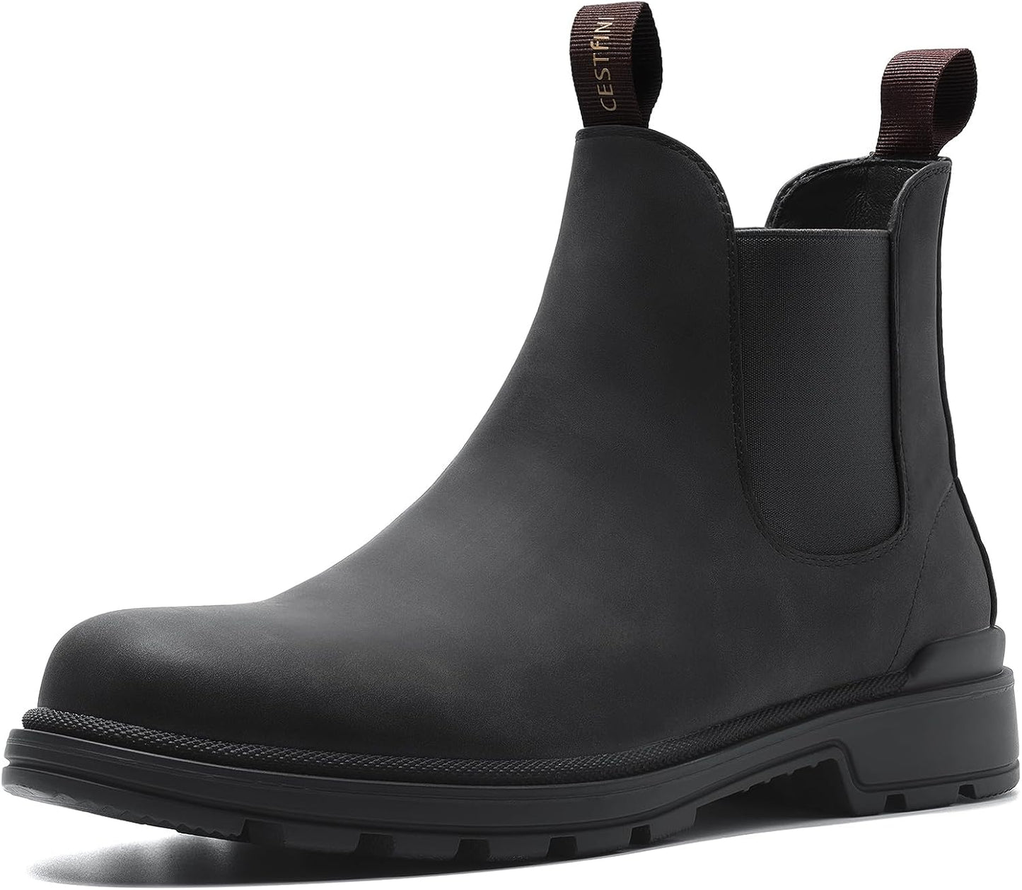 Cestfini Mens Slip On Chelsea Boots for Comfort and Style