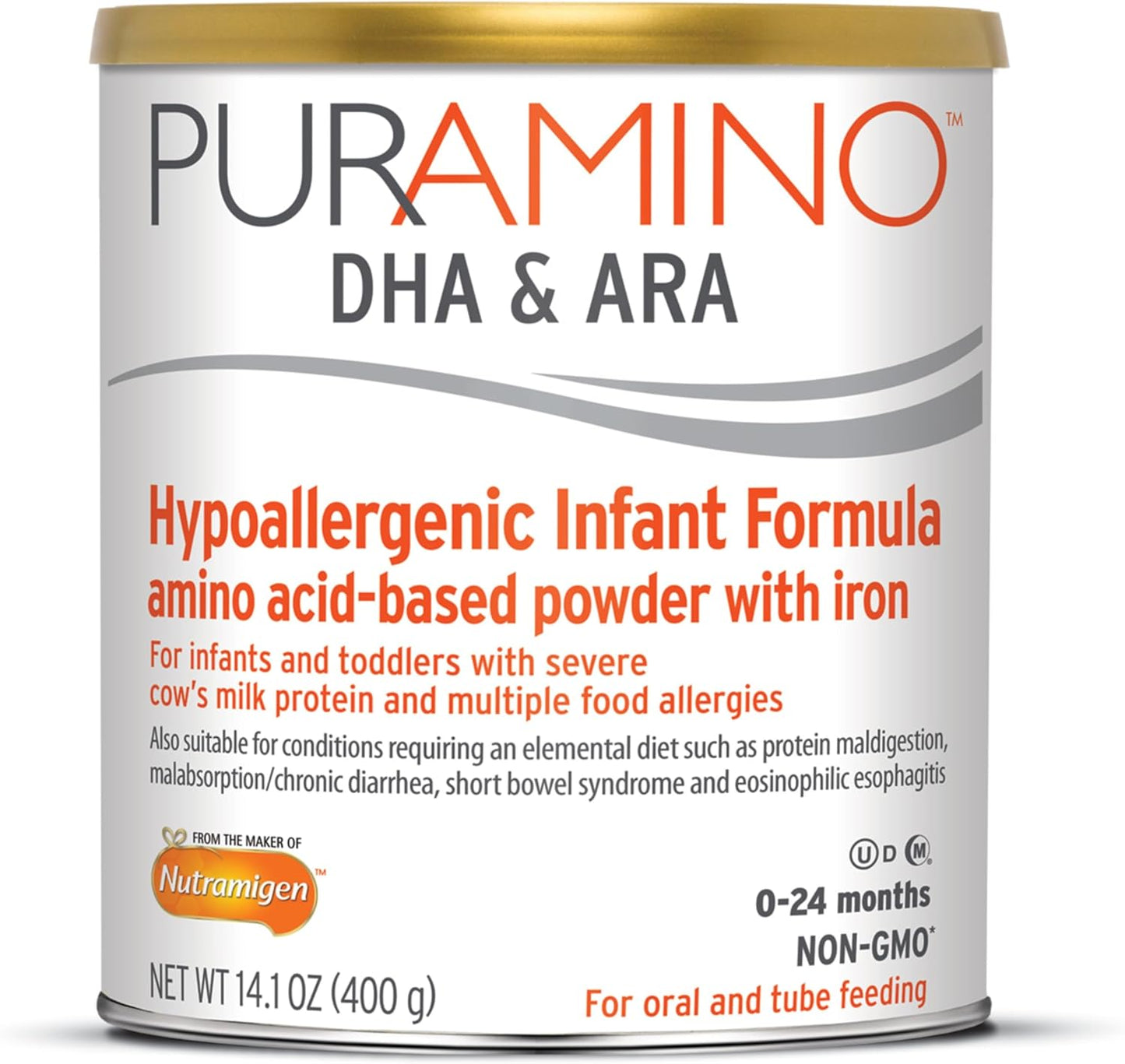 PurAmino Hypoallergenic Infant Drink for Severe Food Allergies