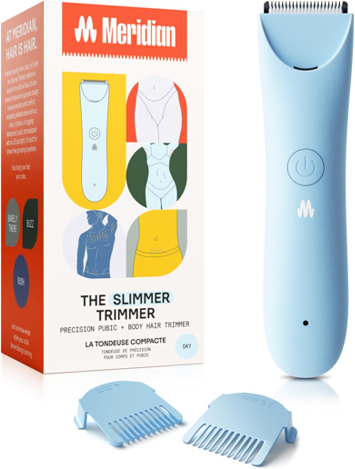 MERIDIAN Slimmer Trimmer for Women - Gentle & Waterproof Shave