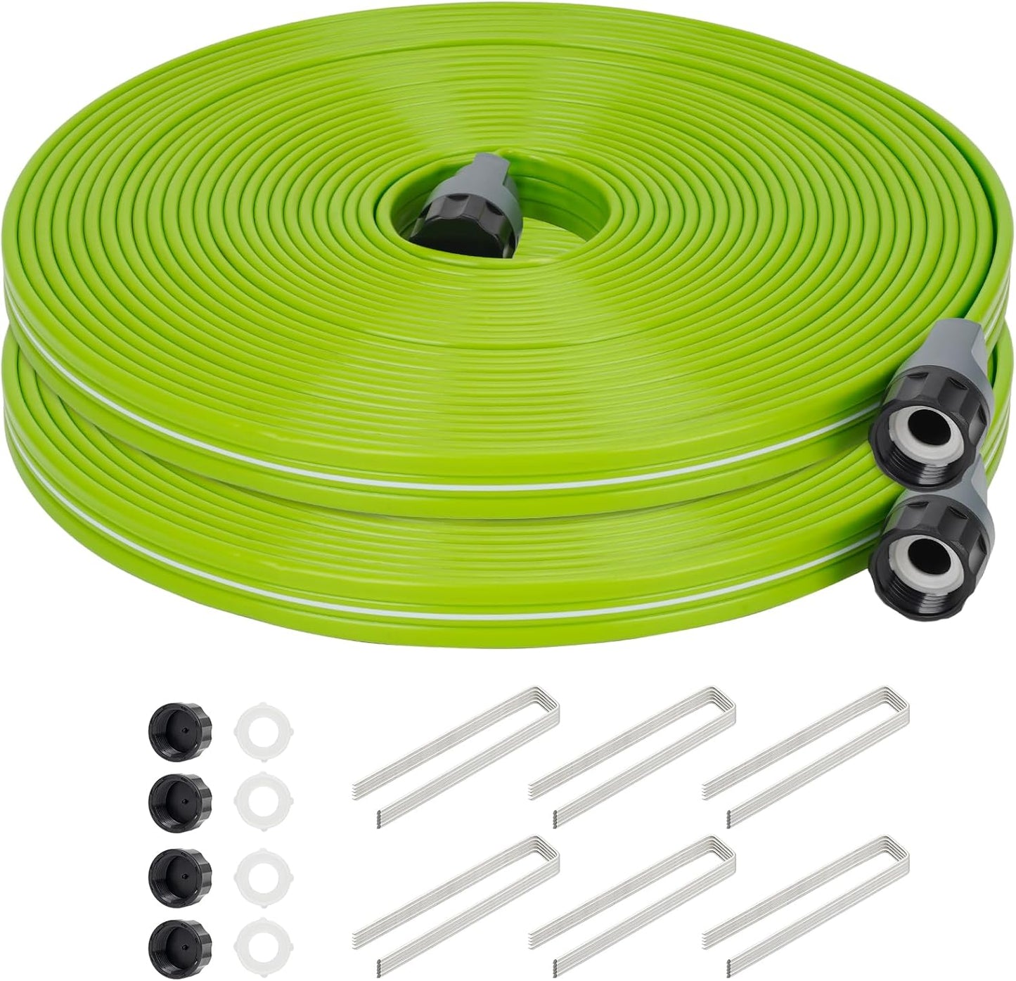 Sprinkler Soaker Hose 50FT 2Pack for Efficient Garden Watering